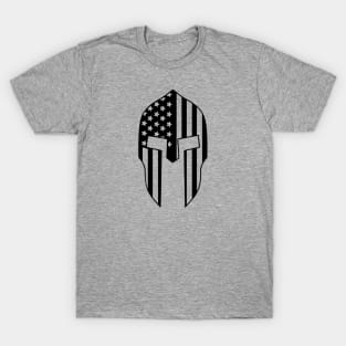 Spartan Helmet Flag T-Shirt